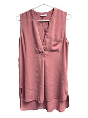 Camber & Grace Dusty Rose Sleeveless Blouse – Medium